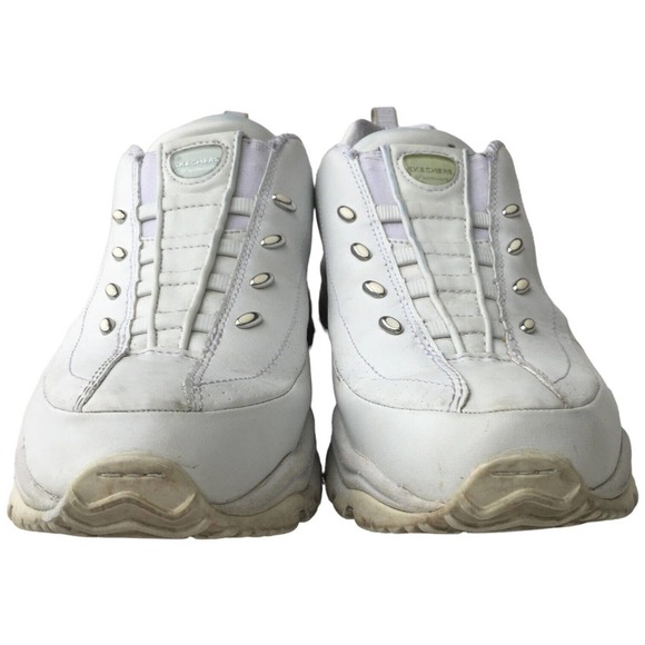 Skechers Sport Premium Premix Leather Slip On Sneaker SN1704 Womens White 10 - Picture 8 of 10